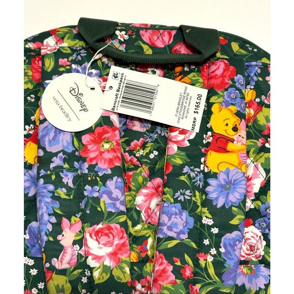 Vera Bradley Disney Winnie Pooh Springtime Floral Bancroft Backpack EXACT NWT main image 13